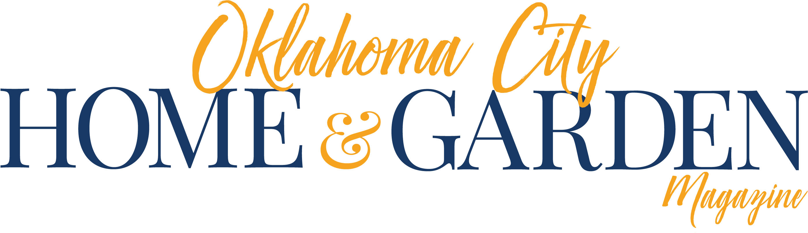 Oklahoma City Home And Garden Magazine - Calligraphy (3076x976), Png Download