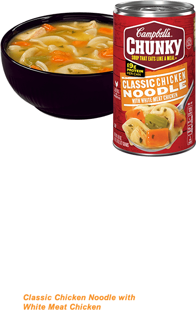 Chicken Noodle Soup Chicken Noodle Soup - Campbell's Chunky Soup, Classic Chicken Noodle - 18.6 (467x633), Png Download