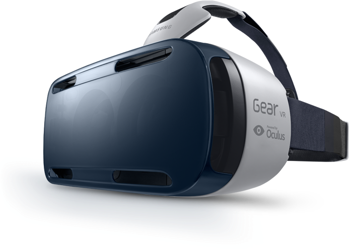 Copy Of Oculus Gear Vr - Samsung - Gear Vr - Virtual Reality Headset - White (692x523), Png Download