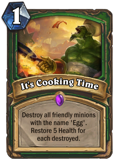 Making Fried Eggs - Thats A Hunter Weapon (400x543), Png Download