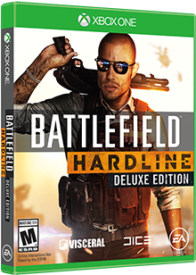 Battlefield Hardline Cover Xbox One - Battlefield Hardline Deluxe Edition (590x332), Png Download