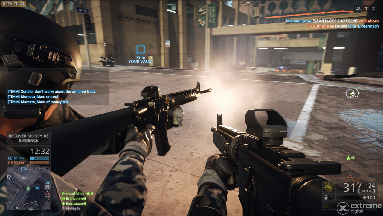 Battlefield Hardline Xbox 360 Extreme Digital - Video Game (1280x1280), Png Download