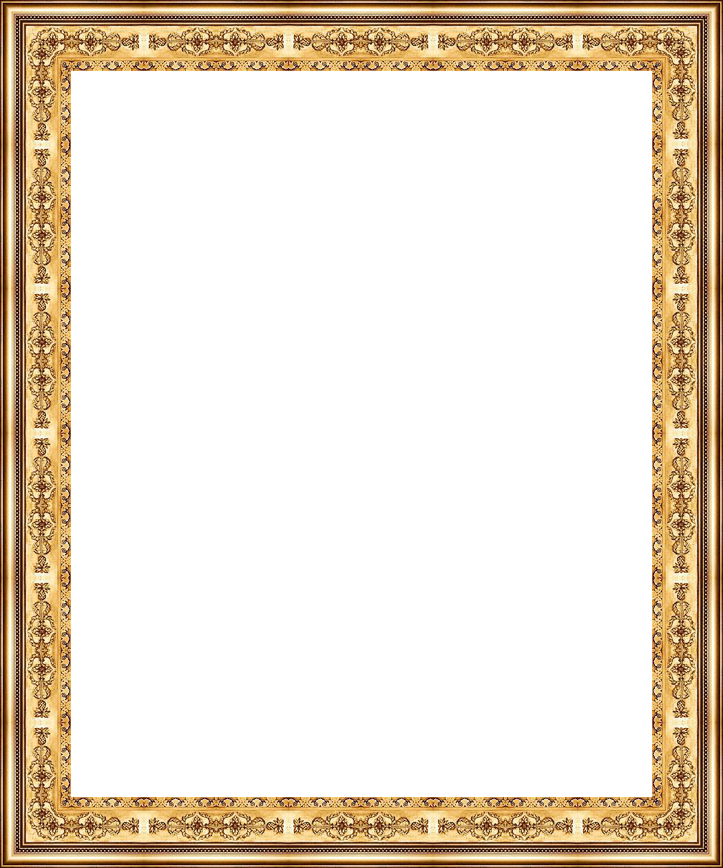 Frame Islamic Png - Giraffe Print Page Border (1050x1260), Png Download