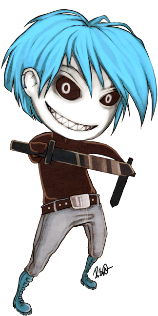 Anime, Blue Hair, And Boy Image - Anime Boy Blue Hair Png (400x660), Png Download