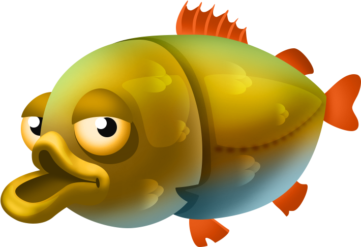 Rudd - Fish (854x734), Png Download