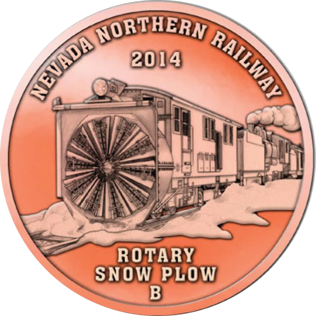 2014 Copper Coin Commemerating Rotary Plow B - Copper (628x628), Png Download