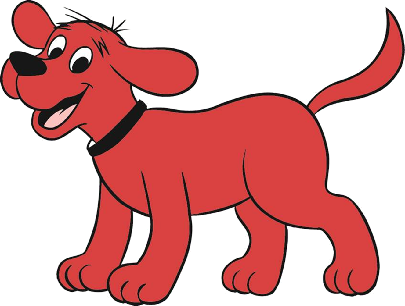 Cartoon Characters Clifford - Clifford The Big Red Dog Png (1327x1004), Png Download