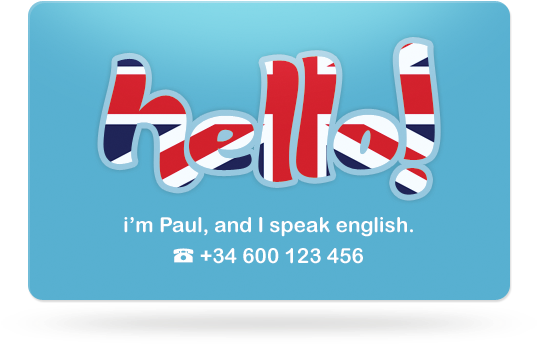 And Direct Message, And In The Back Side, You Can Find - English Teacher Business Card (600x480), Png Download