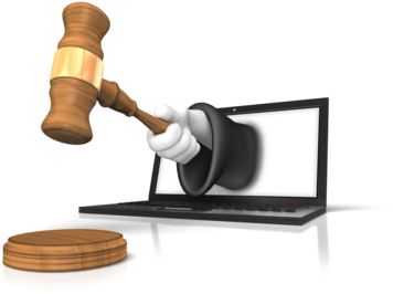 In - Gavel (400x305), Png Download