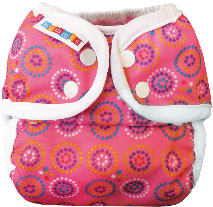Db Wrap Pink Size 2 Png 800px - Bummis Duo-brite Ai2 Nappy Wrap, Pink, Size 2 (9.1-16kg) (800x800), Png Download