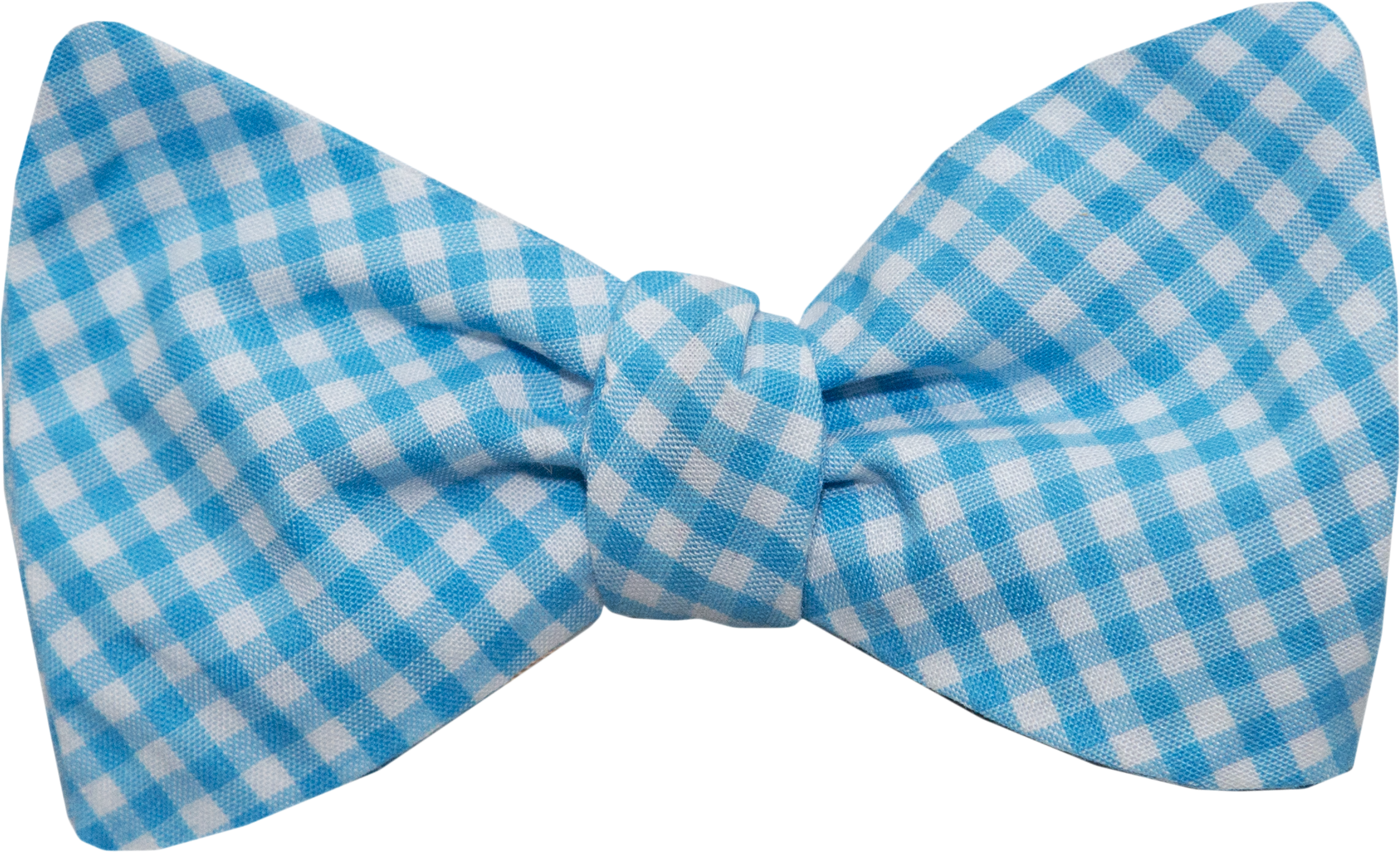 Small Teal Gingham Adult Bow Tie (5472x3648), Png Download