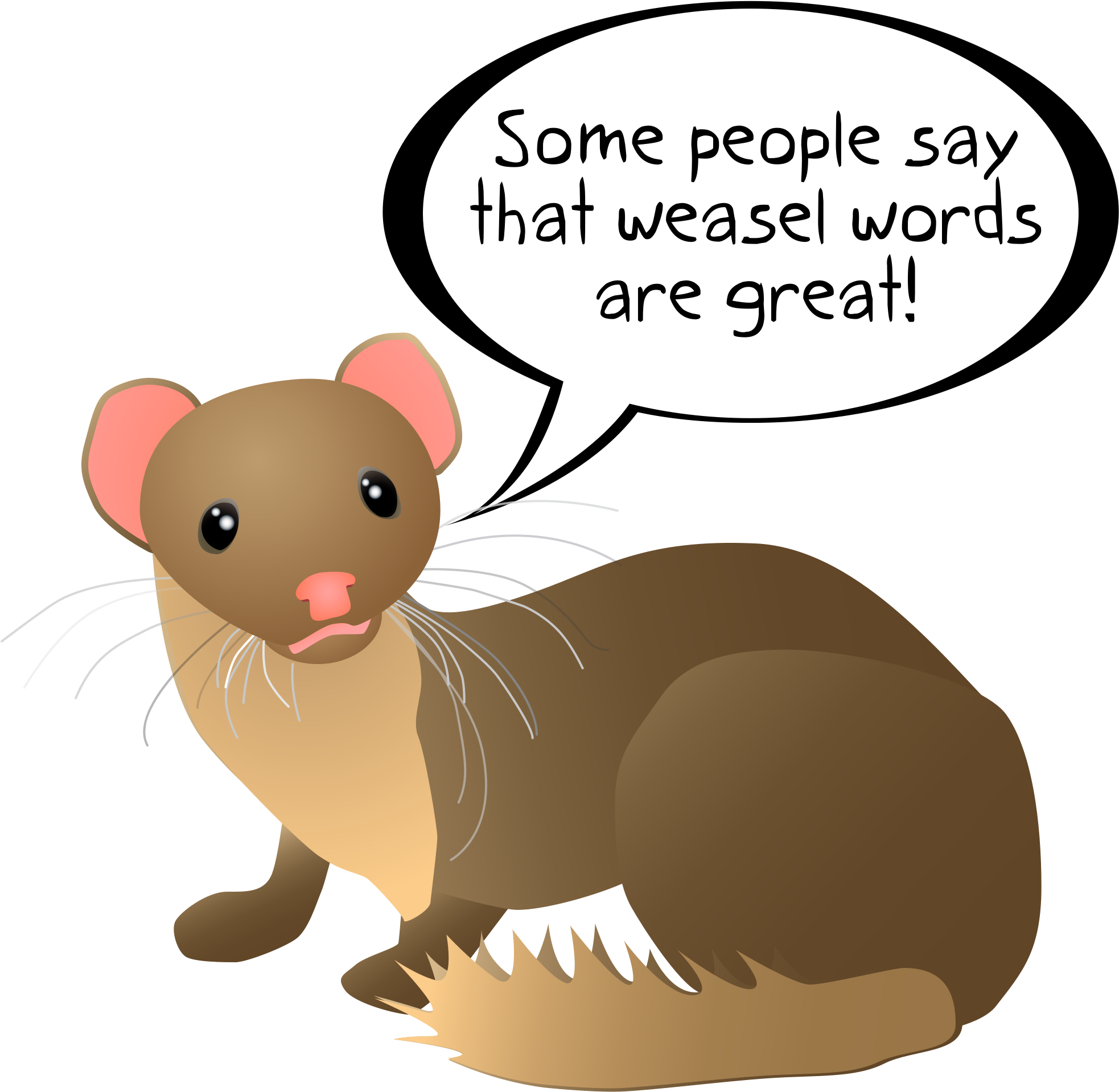Open - Weasel Words (2000x2000), Png Download