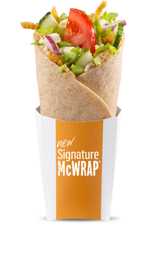 Veggie Hero Mediterraneen En - Mediterranean Veggie Wrap Mcdonalds (348x532), Png Download