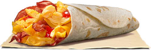 Wrapped Up In Delicious - Burger King King Wrap (500x540), Png Download