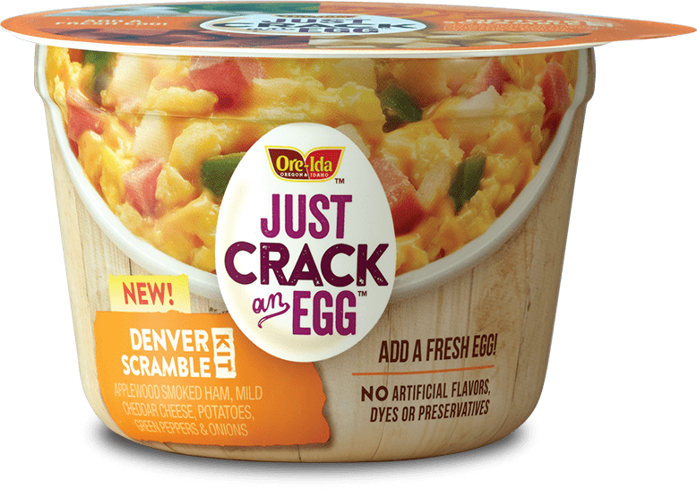 Applewood Smoked Ham, Mild Cheddar Cheese, Diced - Just Crack An Egg (778x546), Png Download