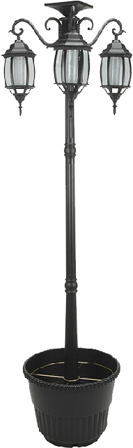 Sunergy Lamp Post - Sun Ray J & J Global Madison Solar Lamp Post And (700x700), Png Download