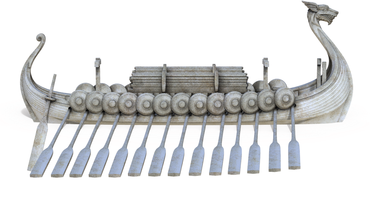 Previous - Next - 3d Printed Viking Ship (1280x1024), Png Download