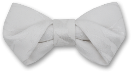 Folding In White Bow Tie - White Bowtie Png (595x595), Png Download