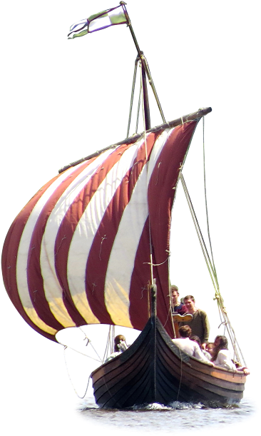 Viking Longship © Regia Anglorum - Transparent Png Viking Boat Transparent (416x625), Png Download