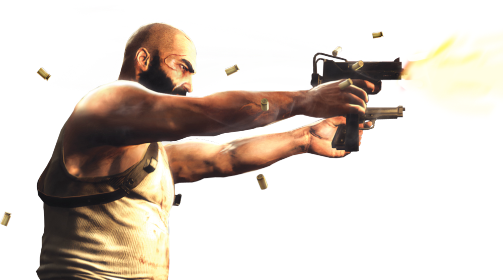 Max Payne Png Transparent Image - Max Payne 3 - Game Console (1000x557), Png Download