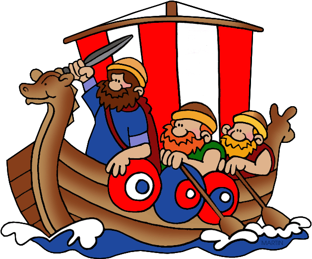 Viking Ship Clipart Viking Boat - Vikings Ship Clipart Transparent (648x544), Png Download