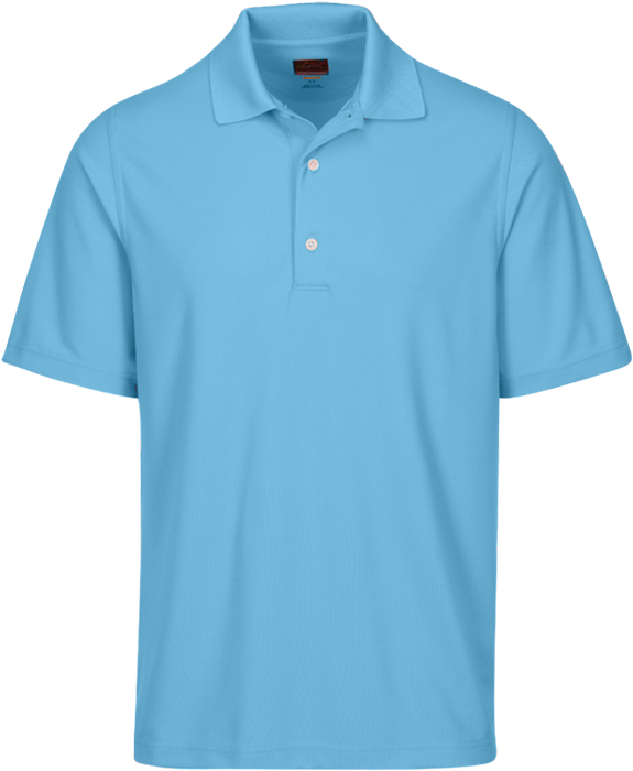Touch To Zoom - Plain Blue Polo Shirt (700x700), Png Download