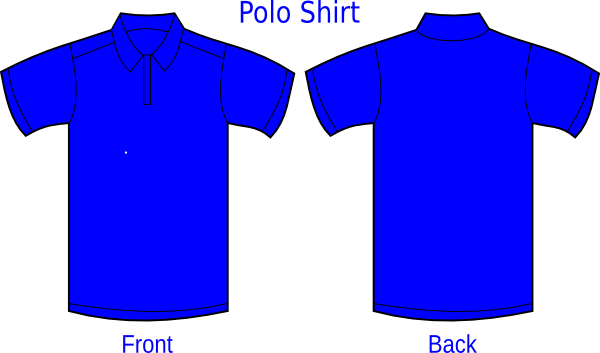 Polo Shirt Blue Svg Clip Arts 600 X 353 Px (600x353), Png Download