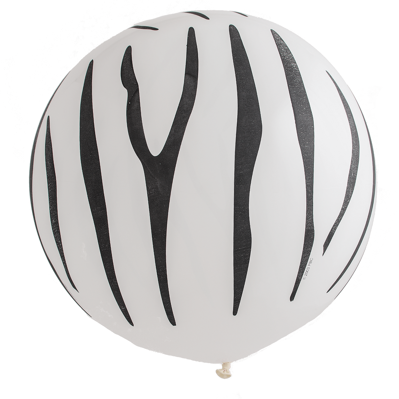 Zebra Stripes Giant Balloon - Zebra Three (1400x1400), Png Download