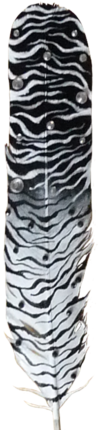 Acrylic And Rhinestones On Feather - Skirt (300x890), Png Download