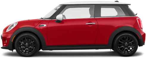 Blazing Red Ii Semi Metallic Blazing Red Ii Semi Metallic - Mini 5 Door Silver White (500x256), Png Download