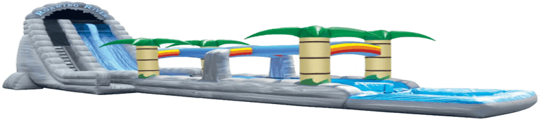 Products/thumbs/tiny 800 356 Rain Forest Waterslide - Roaring River Water Slide For Sale (800x356), Png Download