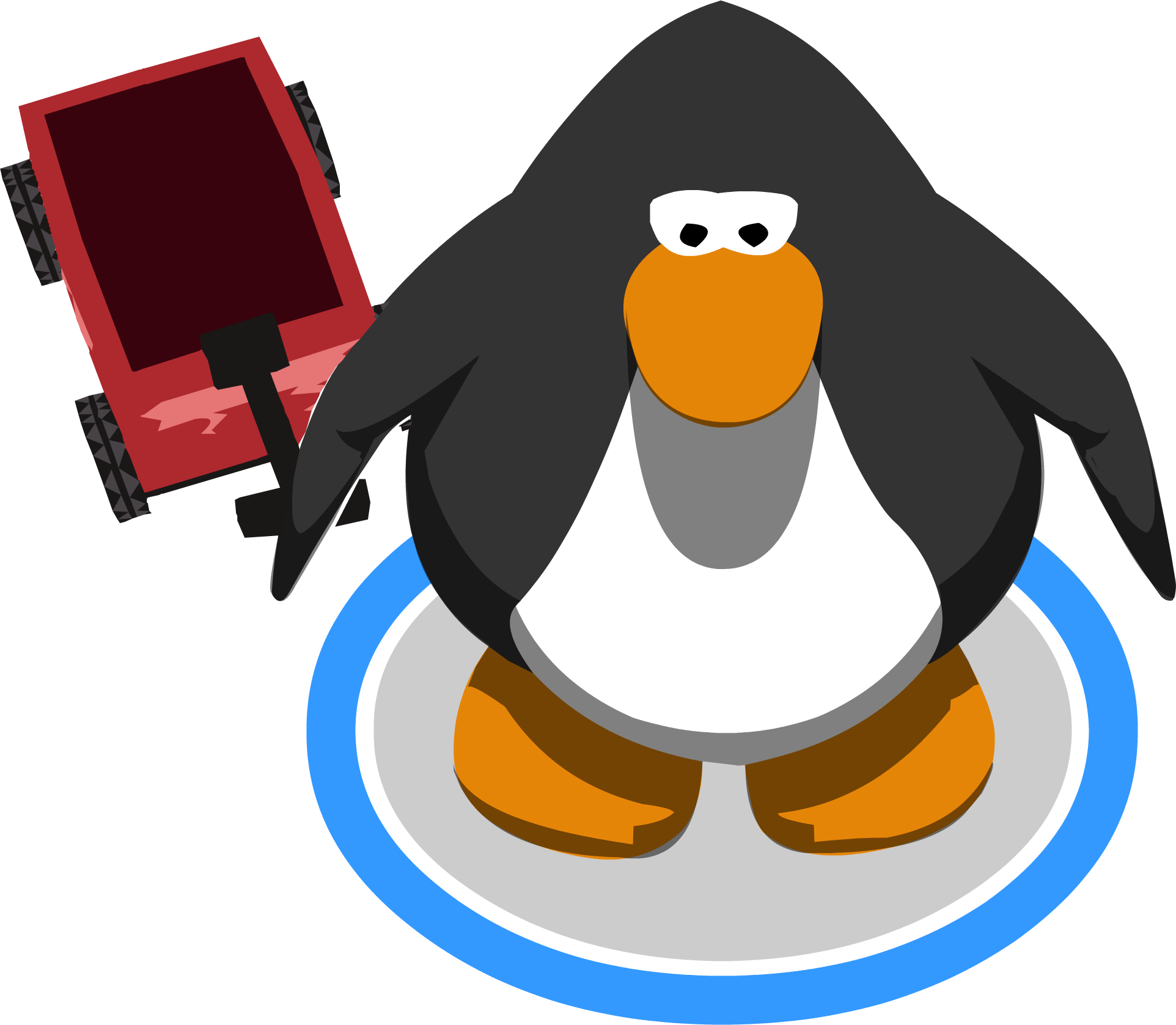 Little Red Wagon Ig - Club Penguin Ds Puffle Flare (1924x1677), Png Download