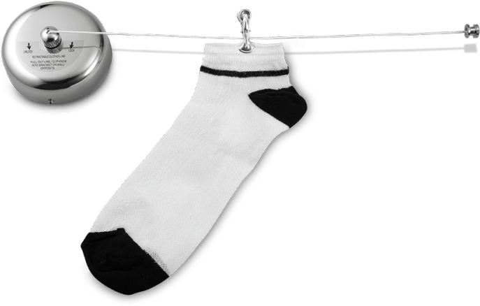 Retractable Clothes Line - Clothes Line (750x1000), Png Download