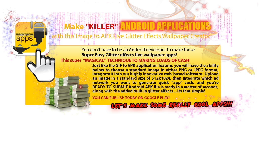 Magicgenie Apps - Mobile App (1050x580), Png Download