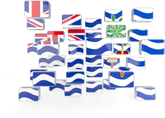 Square Mosaic Background - Flag Of Anguilla (640x480), Png Download