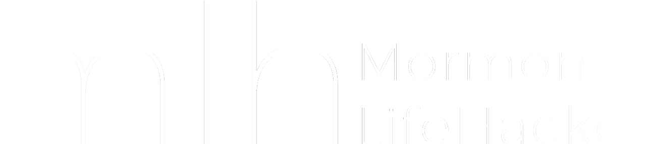 Mormon Life Hacker - Line Art (1280x285), Png Download