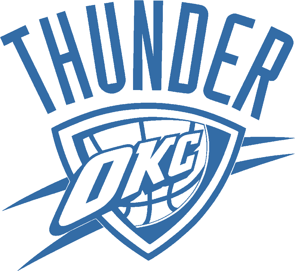 Oklahoma City Thunder (1000x1000), Png Download