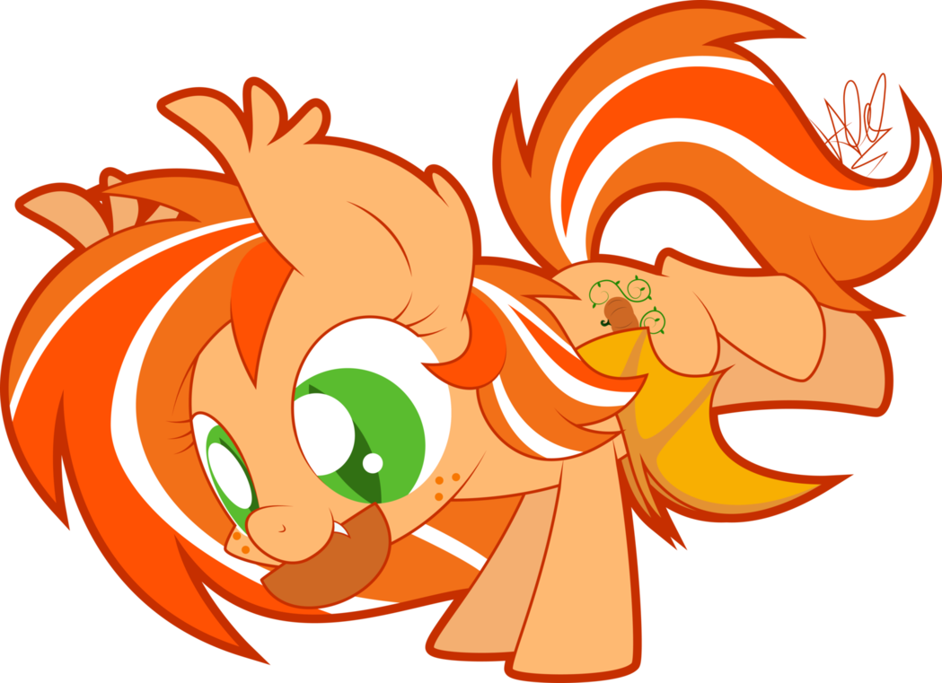 Smiling Chibi Pumpkin Clipart - Comics (1049x761), Png Download