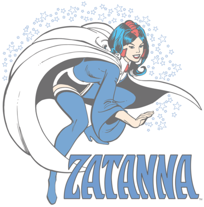 Dc Comics Zatanna Men's Regular Fit T-shirt - T-shirt: Dc Comics - Zatanna, 3x3in. (400x407), Png Download