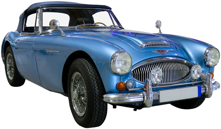 Muscle Car Pontiac Gto Icon - Austin Healey 3000 Isolated (960x720), Png Download