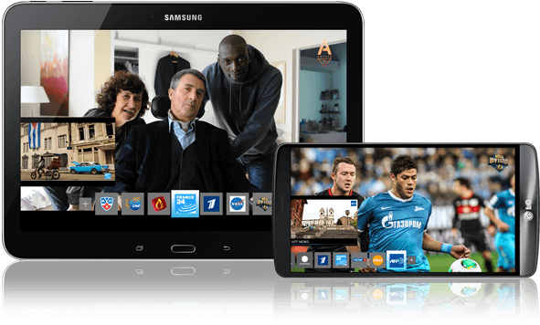 Online Tv For Mobile (660x474), Png Download