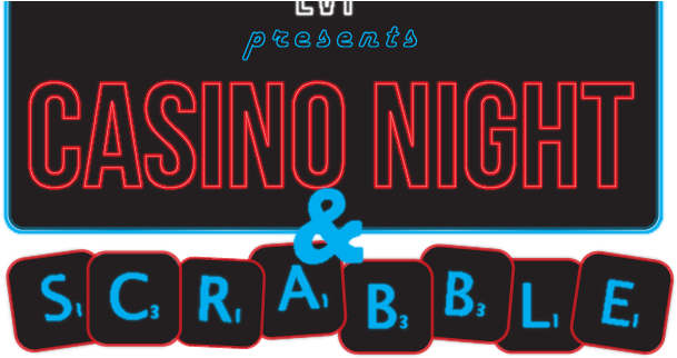 Scrabble By Day Casino By Night - Graphic Design (800x321), Png Download