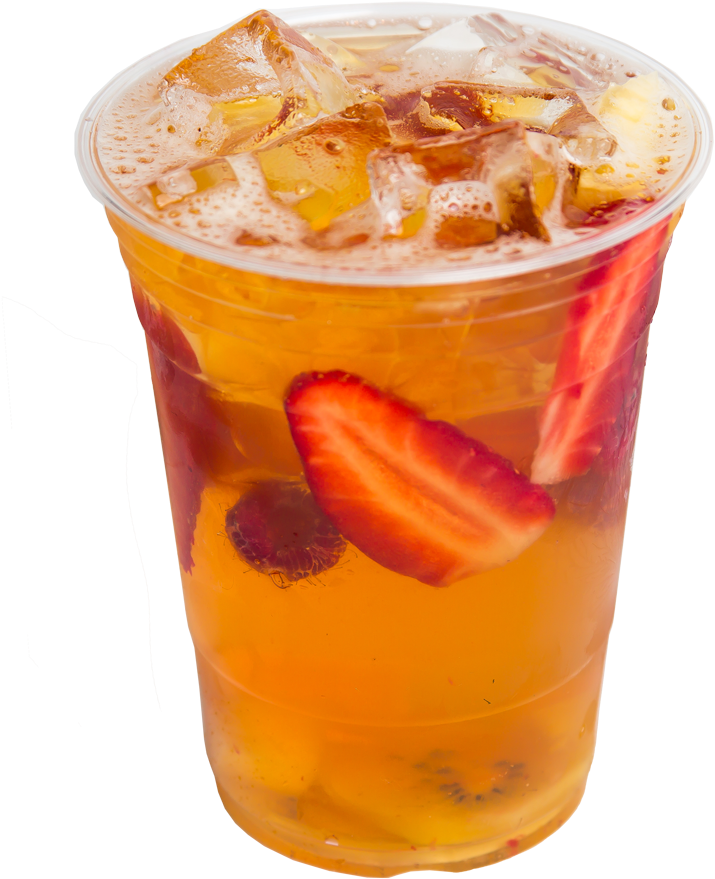 Peach-raspberry Fruit Tea - Tea (1760x1173), Png Download