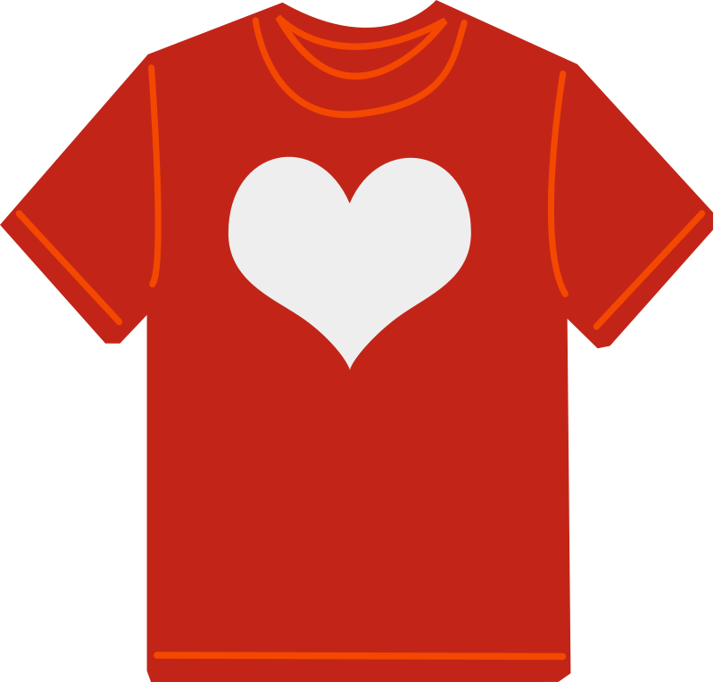 Red T-shirt Clipart Png - T Shirt Clipart (600x573), Png Download