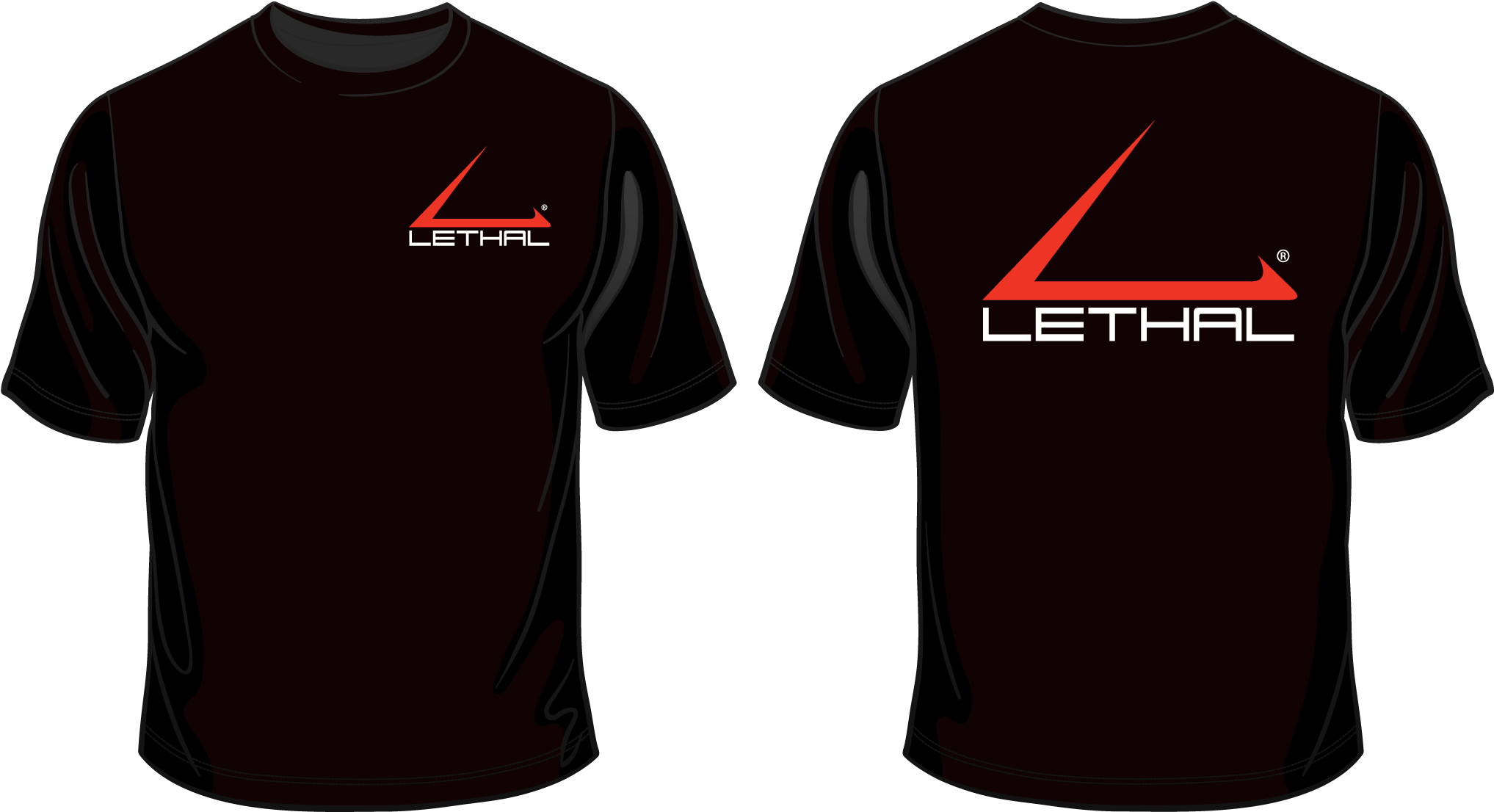 Lethal Logo Tshirt Black Shirt With Design Free Transparent PNG