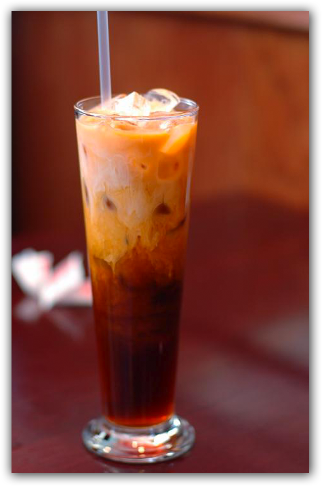 Flavor Of Thai Iced Tea - Condensed Milk Tea Thailand (1255x1824), Png Download