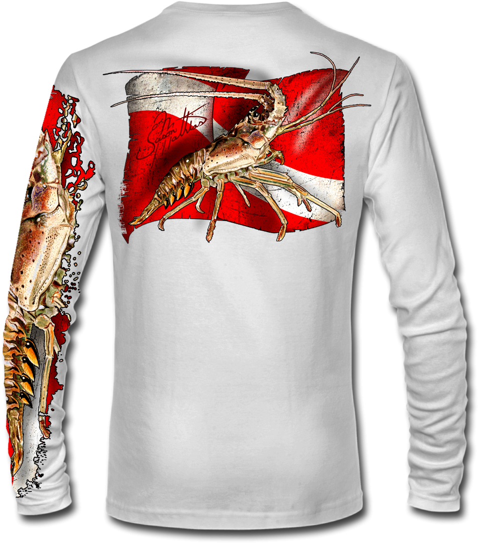 Jason Mathias Shirt Line Back White Lobster Shirt - Jason Mathias Tees Shirts (1200x1200), Png Download