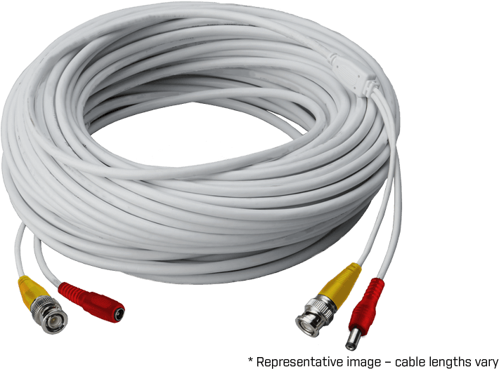 250ft High Performance Bnc Video/power Cable For Lorex - Cable De Camera De Surveillance (900x600), Png Download