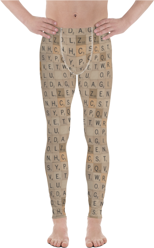 Scrabble Meggings Swish Embassy - Leggings (1000x1000), Png Download