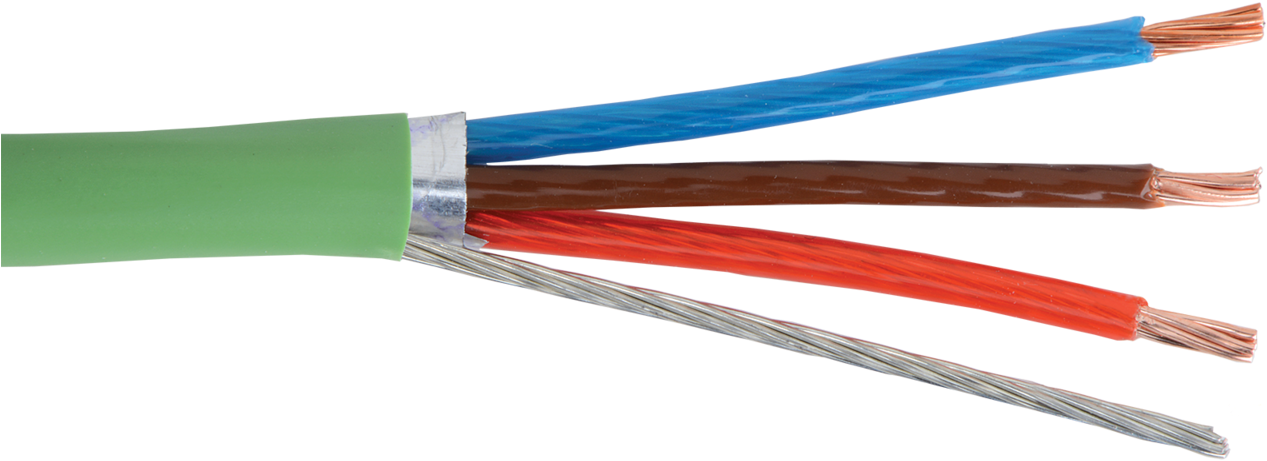 Nurse Call Power 18 Awg 3 Conductor Shielded Plenum - Electrical Cable (1280x720), Png Download